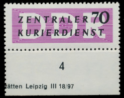 DDR DIENST VERWALTUNGSPOST-A ZKD Nr 9 Postfrisch URA X1D290E - Autres & Non Classés