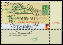BRD BUND 2006 Nr 2565 Zentrisch Gestempelt ECKE-URE X34A976 - Used Stamps