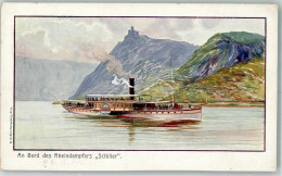 10720531 - An Bord Des Rheindampfers Schiller Koeln-Duesseldorfer Rheindampfschiffahrt - Steamers