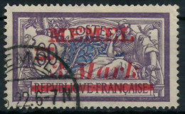MEMEL 1921 Nr 37b Gestempelt X447A32 - Memelgebiet 1923