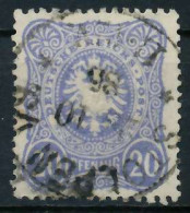 DEUTSCHES REICH 1880 88 ADLER Nr 42Ib Gestempelt Gepr. X63B68A - Used Stamps