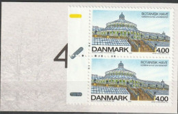 Dänemark 2001 Mi-Nr.2x 1267 Aus MH** Postfrisch Palmenhaus ( B 2941) - Unused Stamps