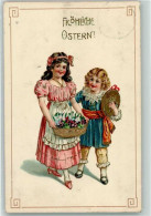 10637031 - Kinder Korb Mit Blumen AK - Easter