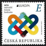 CZECH REPUBLIC /ČESKÁ /CHECA / CHEQUIA - EUROPA 2023 -"PEACE – The Highest Value Of Humanity"- SET Of 1 STAMP MINT - 1 - 2023