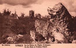 Ypres - Sur Les Ruines De L'Église St. Jacques - Ieper