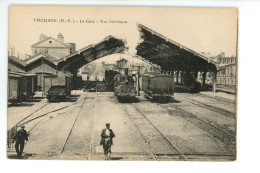 THOUARS La Gare Vue Intérieure ( Train Locomotive ) - Thouars