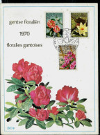 Floralies Gantoises 1970 N° 1523/5 Obl. GENT 1970 - 1961-1970