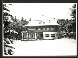 AK Bad Berneck, Haus Rapp In Der Siemensstrasse 1 Im Winter  - Other & Unclassified