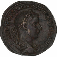 Gordien III, Sesterce, 244, Rome, Bronze, TTB+, RIC:333 - L'Anarchie Militaire (235 à 284)
