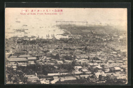 AK Kobe, Blick Auf Die Stadt Von Suwayama  - Kobe