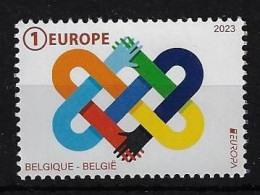 BELGICA /BELGIQUE /BELGIUM /BELGIEN / BELGIË - EUROPA-CEPT 2023 -"PEACE -THE HIGHEST VALUE Of HUMANITY".-  SERIE - 2023