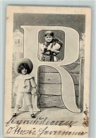 10544831 - Buchstabenkarten Buchstabe R  - Jugendstil - - Autres & Non Classés