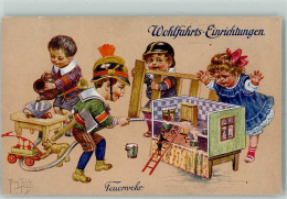 13431331 - Verlag Gebr. Dietrich Serie 254-3 Wohlfahrts-Einrichtungen  Spielzeug Feuerwehr - Thiele, Arthur