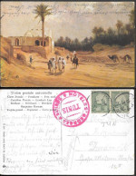 Tunisia Tunis Hotel St.Georges Cachet Postcard Mailed To Germany 1907 - Tunisie (1956-...)