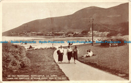 R151199 On The Promenade. Newcastle Co. Down. Valentine. Phototype - Monde