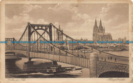 R151201 Koln A. Rhein. Hangebrucke. Bruno Hansmann - Monde