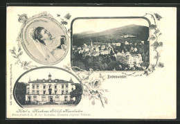 AK Badenweiler, Hotel Und Kurhaus Schloss Hausbaden, Aufenthalt Der Kaiserin Auguste Viktoria  - Badenweiler