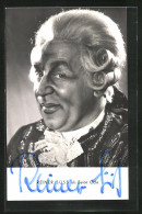 AK Opernsänger Reiner Süss Als Baron Ochs, Autograph  - Opéra