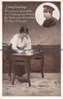 R152543 Loving Greetings. Woman Near The Table - World