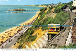 R151246 Bournemouth Pier And Bay Showing The Cliff Lift. John Hinde - Monde