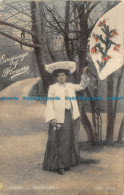 R152561 Language Of Flowers. Woman Near The Tree. Heath Solitude. Welch. 1905 - World