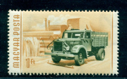 1955 Truck,Harvester Combine,Lastwagen,Transportation,Hungary,1456,MNH - Trucks