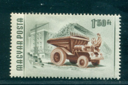 1955 Dumper Truck,Crane,Building Site,Transportation,Hungary,1458,MNH - Camiones
