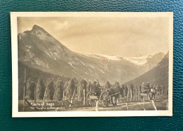 983 NORWAY FJÆRLAND SOGN REAL PHOTO POSTCARD RARE POSTCARD - Norvegia