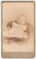Photo W. Roxby, Leeds, Commercial Street, Portrait Süsses Kleinkind Im Hübschen Kleid  - Personnes Anonymes