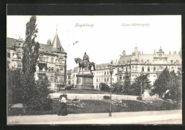 AK Magdeburg, Kaiser Wilhelmplatz  - Magdeburg