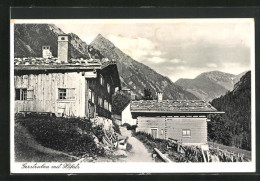 AK Gerstruben, Hüten Vor Berglandschaft  - Andere & Zonder Classificatie