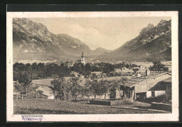 AK Grossgmain, Ortschaft Vor Berglandschaft  - Andere & Zonder Classificatie