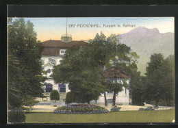 AK Bad Reichenhall, Kurpark Mit Kurhaus  - Bad Reichenhall