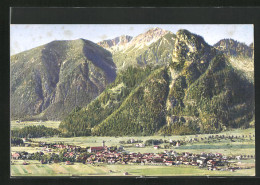 AK Oberammergau, Ortsansicht Mit Kofel Und Not  - Oberammergau