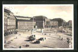 AK Leipzig, Der Hauptbahnhof  - Leipzig