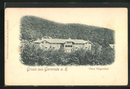 AK Gernrode A. H., Hotel Haus Hagenthal  - Other & Unclassified