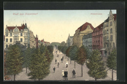 AK Düsseldorf, Alleestrasse Mit Passanten  - Duesseldorf