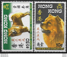 1970 Hong Kong Nuovo Anno Cinese 2v. MNH SG N. 261/62 - Autres & Non Classés