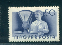 1955 Woman, Sales, General Store Old Scale,Jobs/professions,Hungary,1432,MNH - Altri & Non Classificati