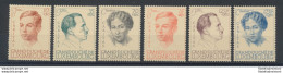 1939 Lussemburgo - 20° Anniversario Gran Duchessa Carlotta , N°324/29 , MNH** - Otros & Sin Clasificación