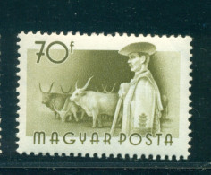 1955 Cowherd/herdsman,Cattle Herder,farm,Jobs/activities,Hungary,1434,MNH - Sonstige & Ohne Zuordnung