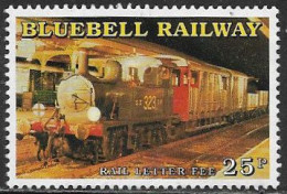 GB Bluebell Railway 2001 Starlight Special 25p Used [D3/1] - Spoorwegen & Postpaketten