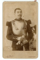 CDV PHOTO Militaire Soldat Cuirassier Du 11e Régiment ( Photographe Ad. Dirler à LUNEVILLE ) - Old (before 1900)