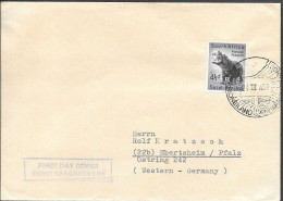 South Africa Marion Island FDC Cover 1958. Hippopotamus. Sub-Antarctic - Covers & Documents