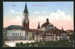 AK Kiel, Stadttheater Und Rathaus  - Théâtre