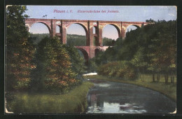 AK Plauen I.V., Elstertalbrücke Bei Jocketa  - Plauen