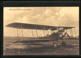 Foto-AK Sanke Nr.: Albatros-Militär-Doppeldecker-Flugzeug Auf Der Startpiste  - 1914-1918: 1. Weltkrieg