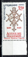 Tricentenaire De La Révocation De L'Edit De Nantes : Accueil Des Huguenots - Unused Stamps