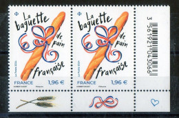FR 2024 - Coin Bas Droit Gommé - Une Paire 20g Monde à 3.92 €  " La Baguette De Pain Française  " - Neuf** - Unused Stamps
