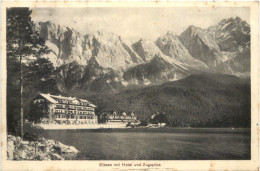 Eibsee Mit Hotel Und Zugspitze - Garmisch-Partenkirchen